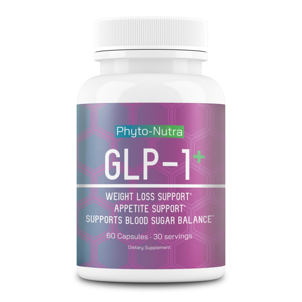 Phyto-Nutra GLP-1 bottle front label, showcasing a clean, natural supplement for appetite support