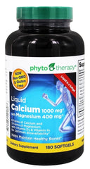 Phyto-Therapy Phytotherapy Rx Calcium softgel bottle front view for easy daily use