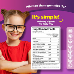 Child chewing Phytoral Iron Gummies for Kids for an easy daily supplement.