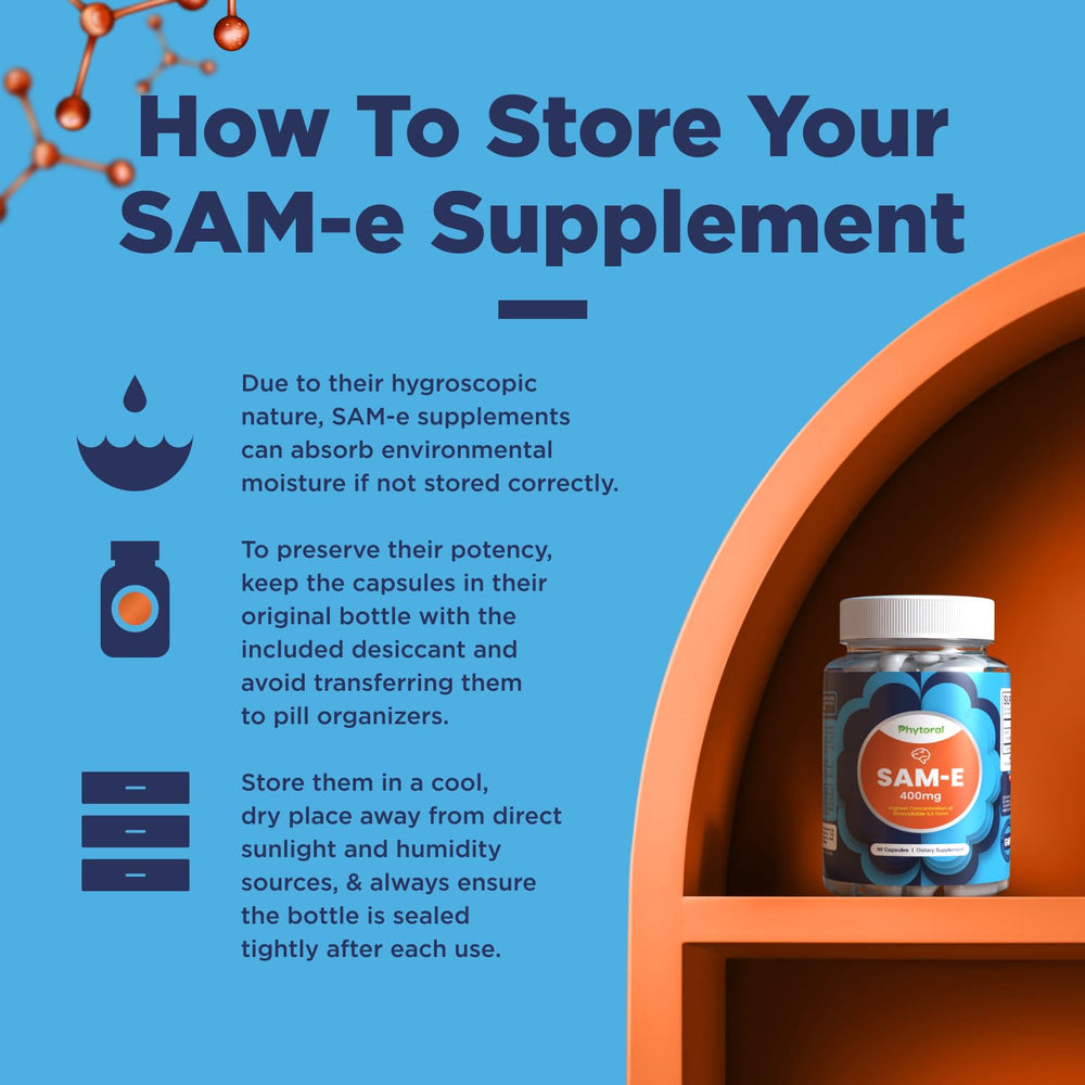 Phytoral SAM E bottle label notes immune and liver support.
