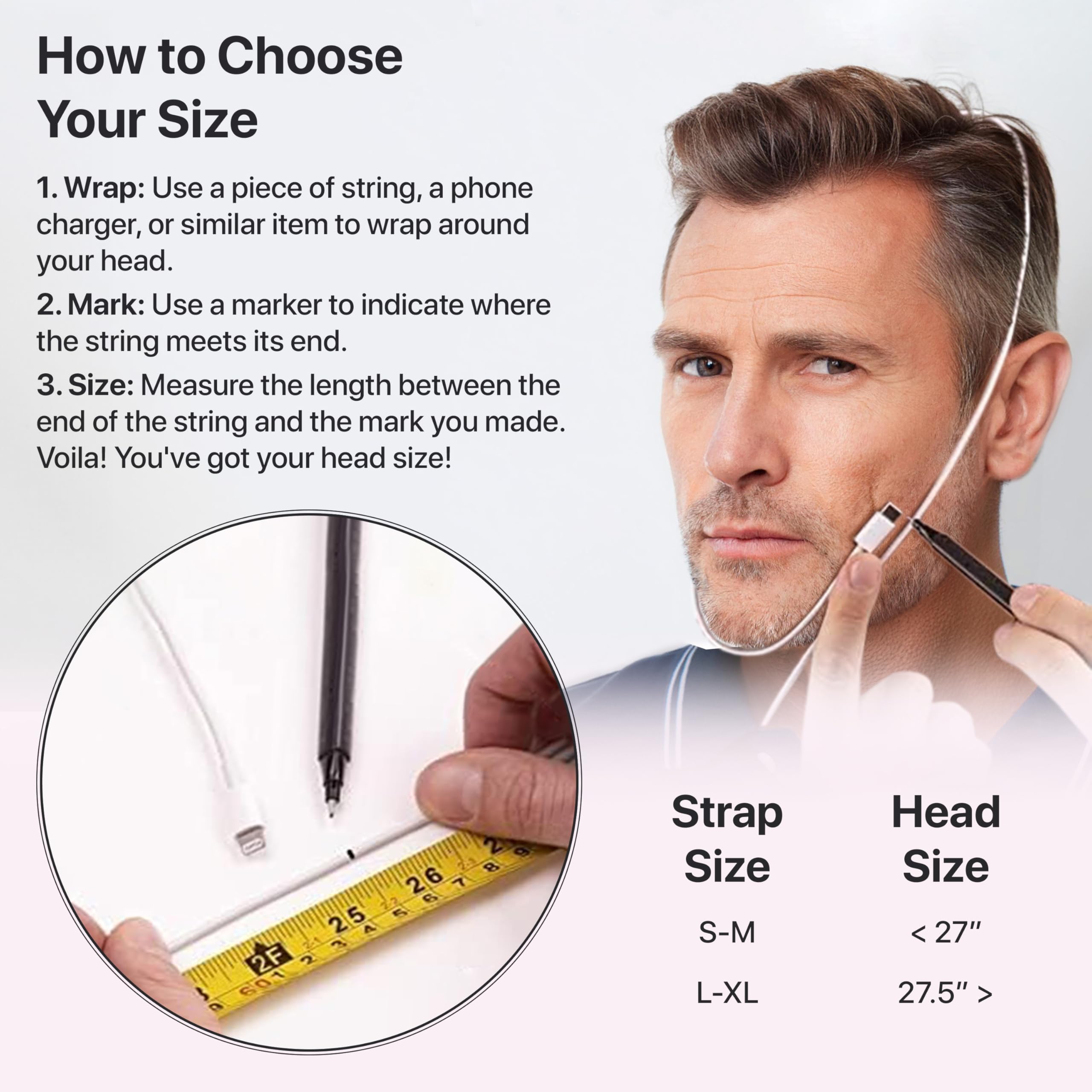 PIDOTI chin strap headband design offers secure wear during sleep.