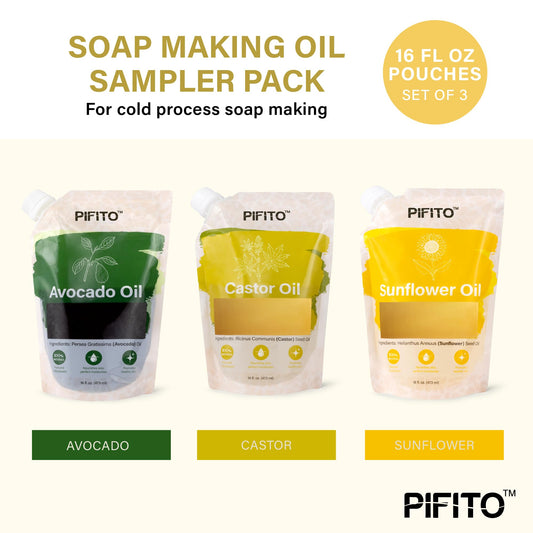 Pifito Avocado Oil 16oz bottle moisturizes skin and hair.