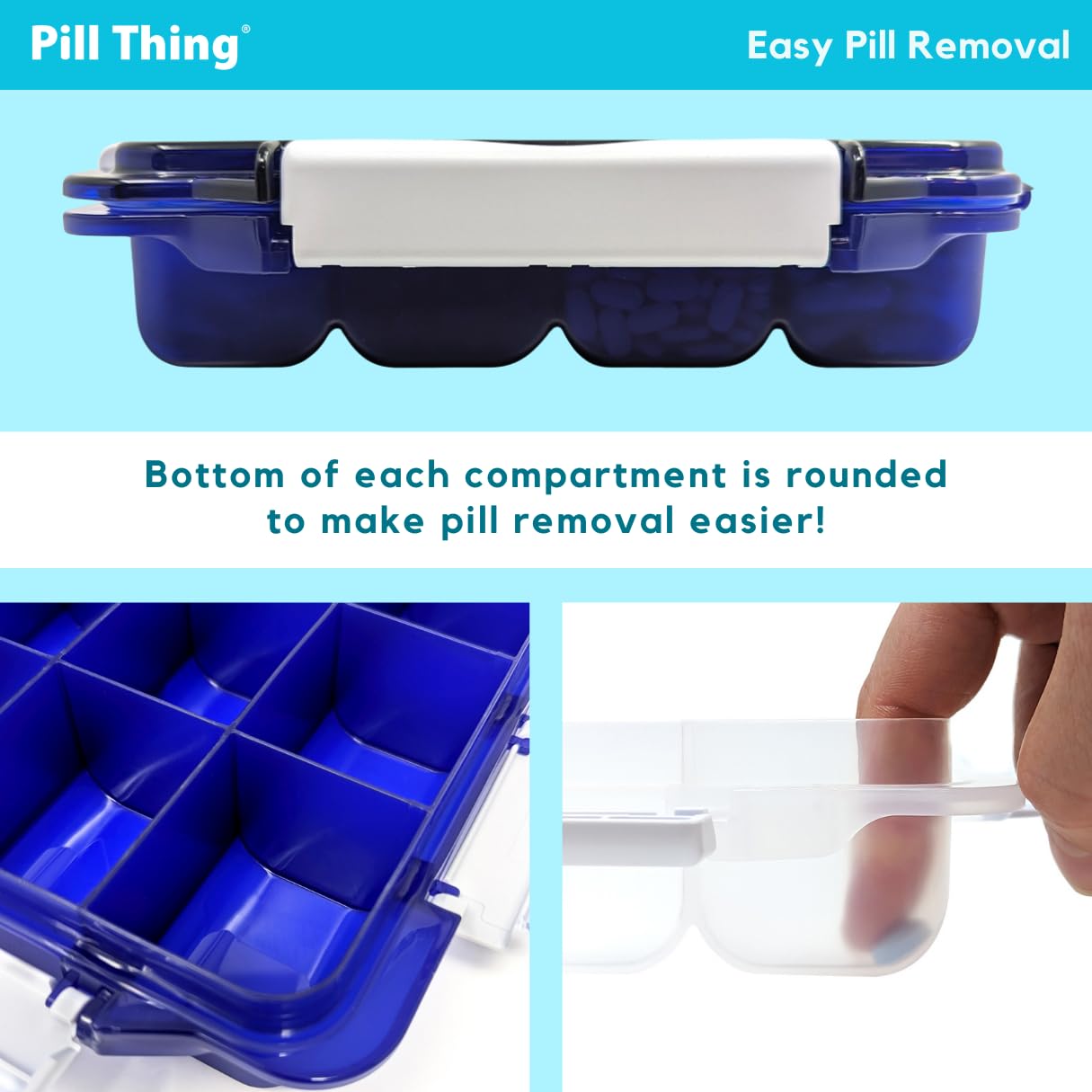 Pill Thing medication map included helps label each compartment