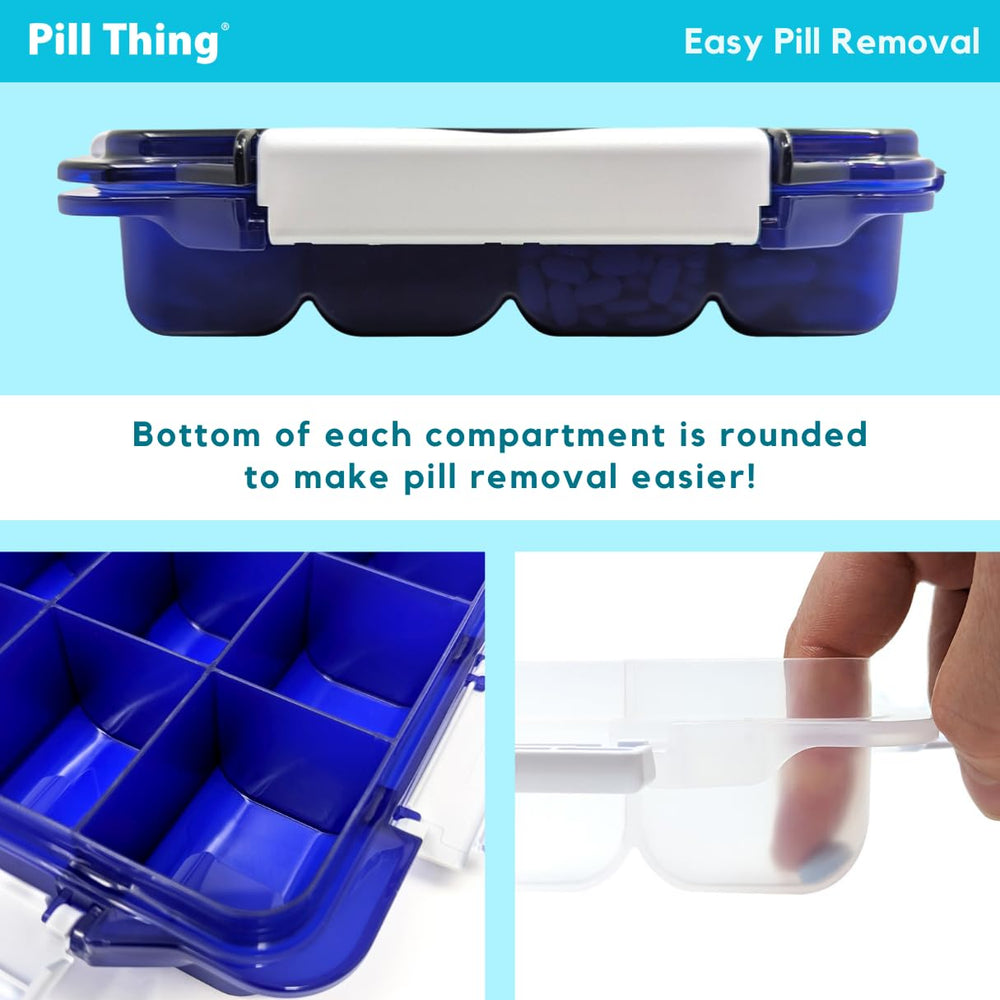 Pill Thing medication map included helps label each compartment