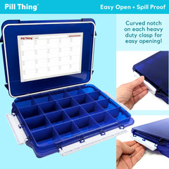 Pill Thing silicone gasket creates airtight moisture protection for pills