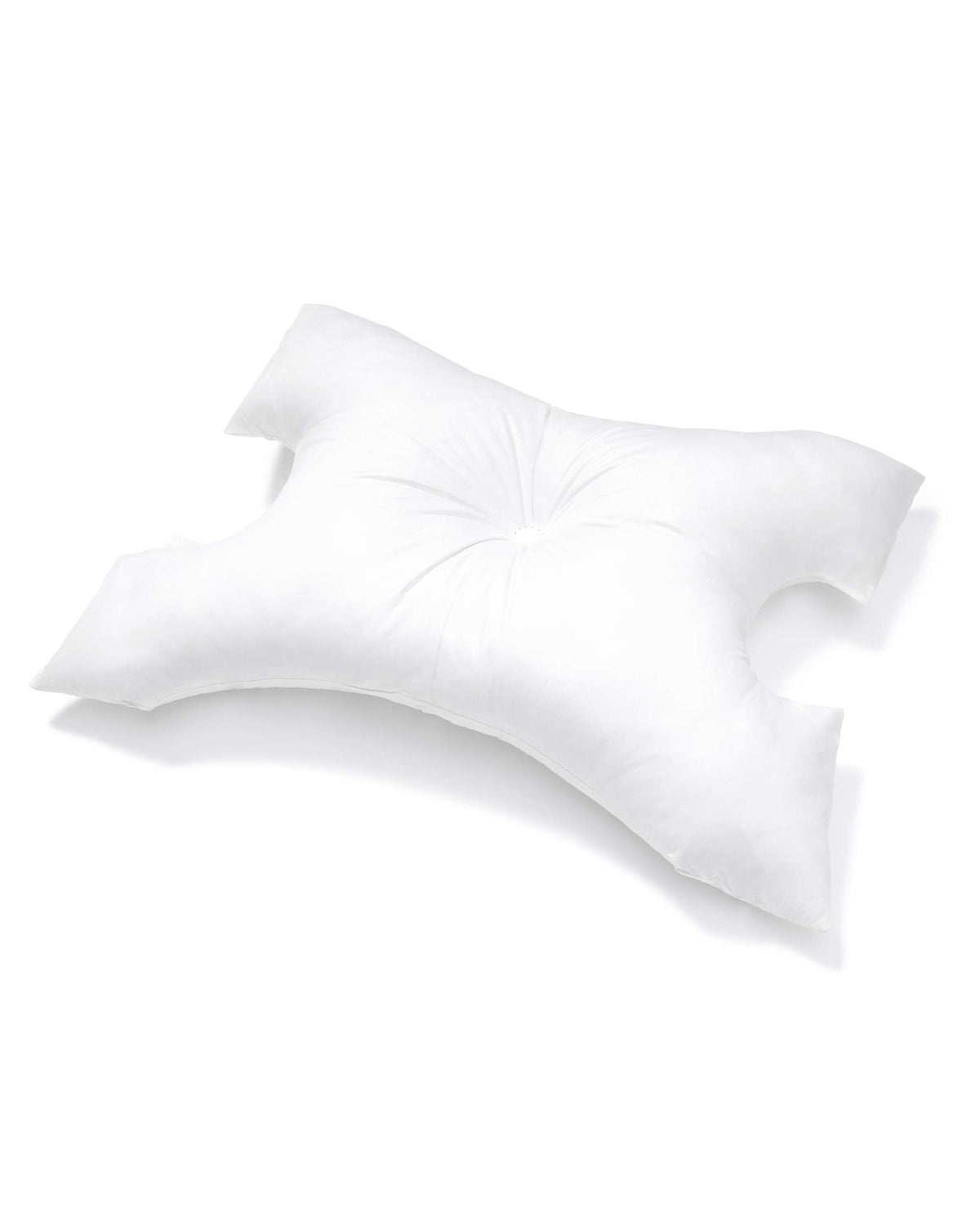 Pillows with a Purpose CPAP pillow contour cut-outs ease mask movement at night