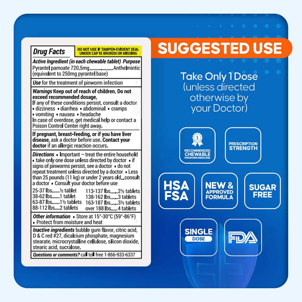 PinRid safety seal and allergen-free label indicating purity and safety testing.