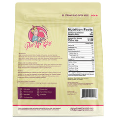 Pin Up Girl whey protein shake glass highlights easy mixing and tasty vanilla flavor