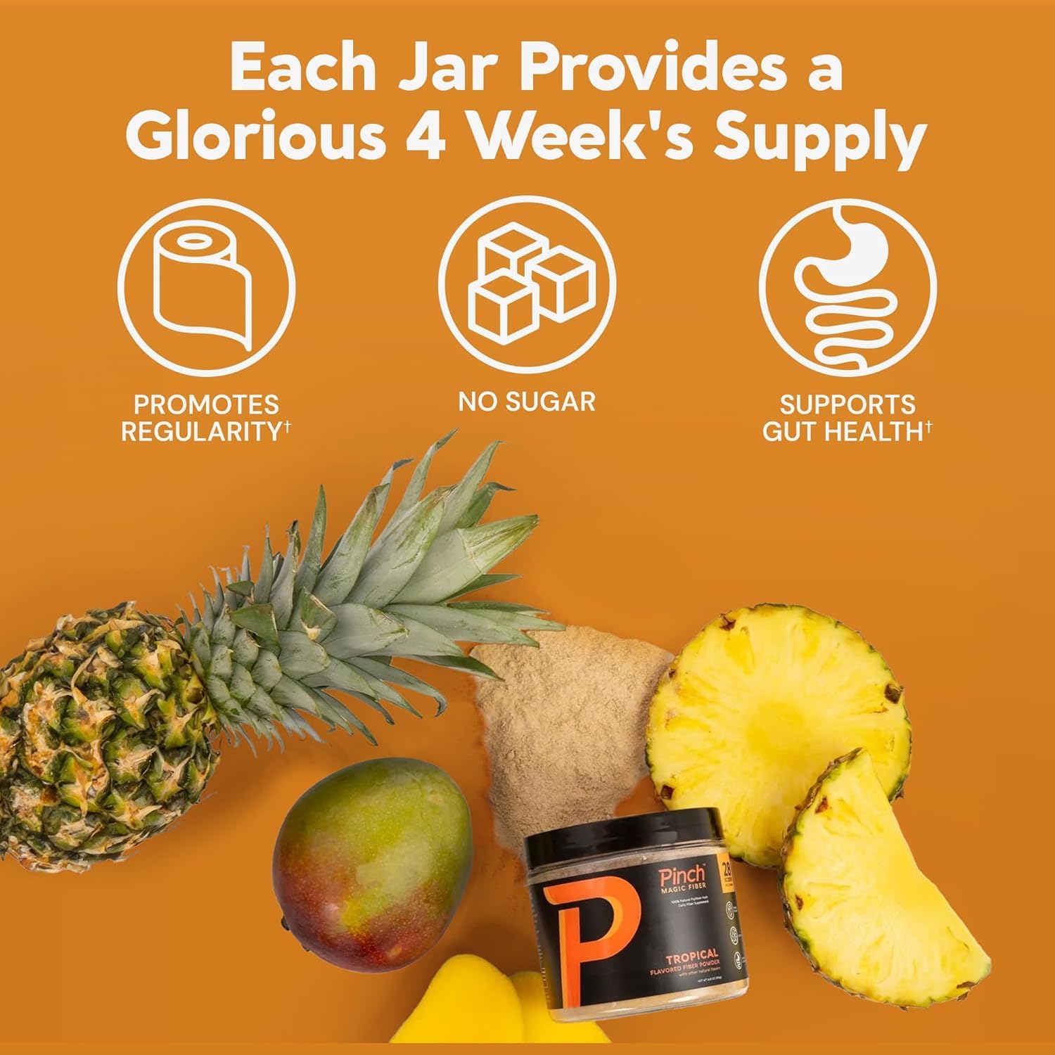 Pinch Magic Fiber Tropical 2-Pack packaging on a store shelf