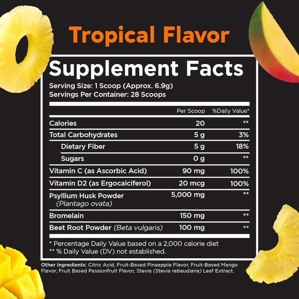 Pinch Magic Fiber Tropical 2-Pack included scoop for precise dosing