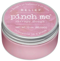 Pinch Me Relief putty with vanilla orange scent for relaxation.