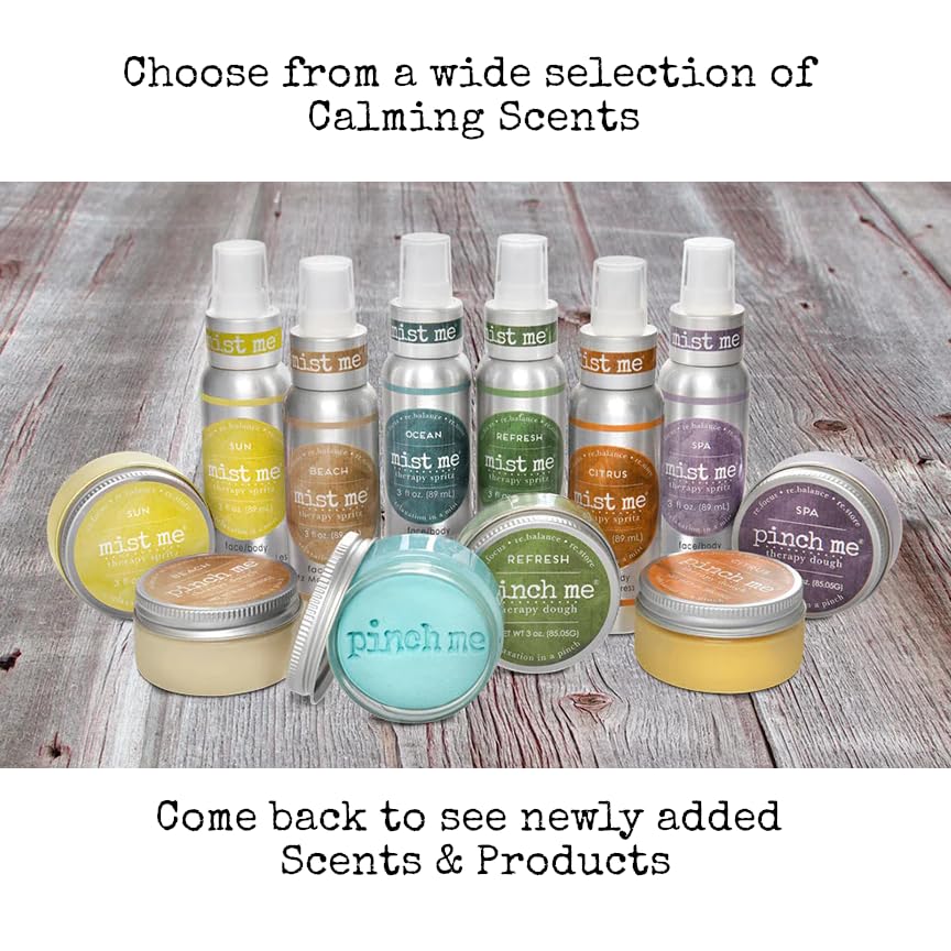 Pinch Me Therapy Dough Peachy after kneading emphasizes calming color and soft texture.