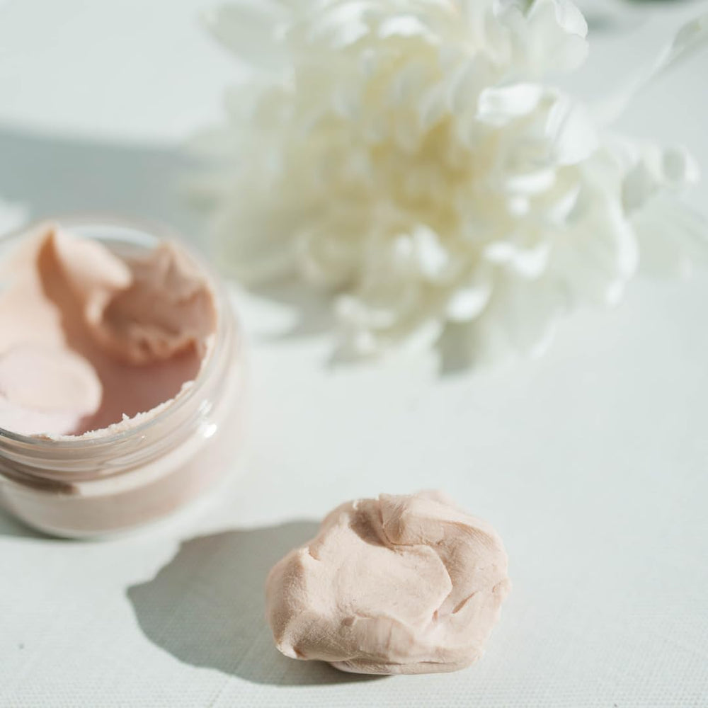 Pinch Me Therapy Dough Peachy texture detail shows squishiness and smooth surface for satisfying kneads.