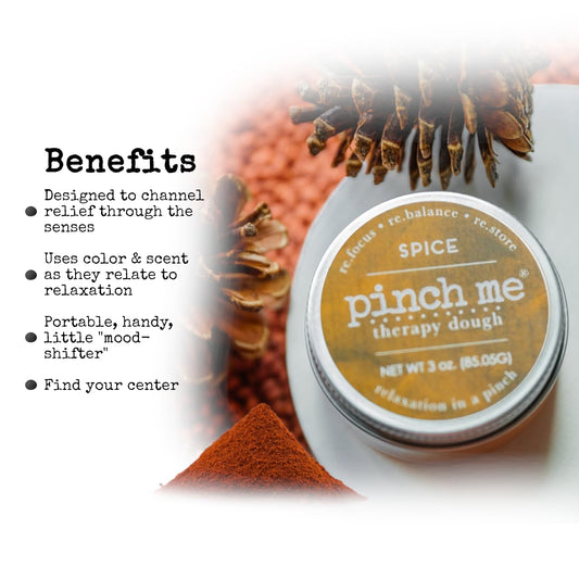 Pinch Me Therapy Dough Spice close-up texture invites tactile relief
