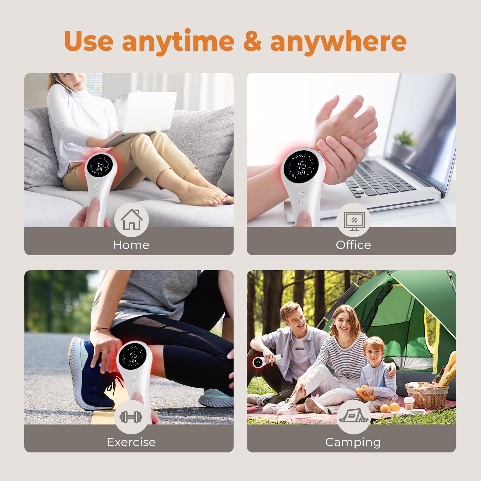 Pinfriy infrared therapy device for pets such as cats and dogs.