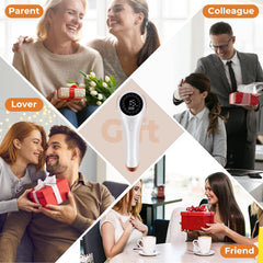 Pinfriy portable pain relief device ideal for travel and workouts.