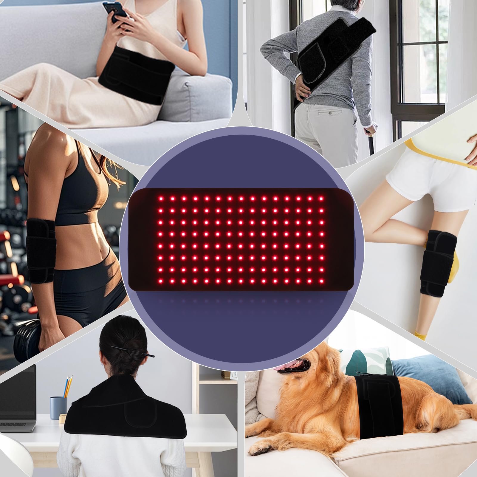 Pinfriy soft fabric wrap provides comfortable wear