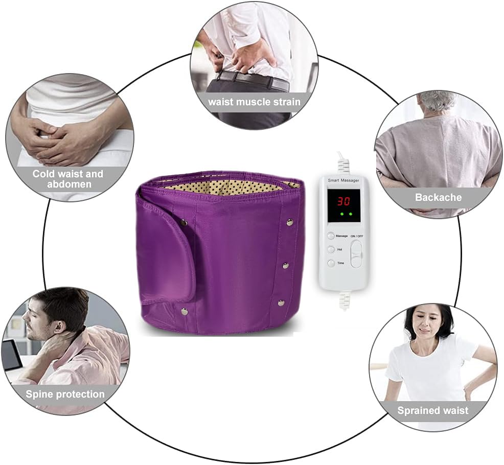 PINJAZE back belt with 360° heating coverage around the midsection