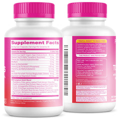 B-complex vitamins and iron in Pink Stork PMS blend.