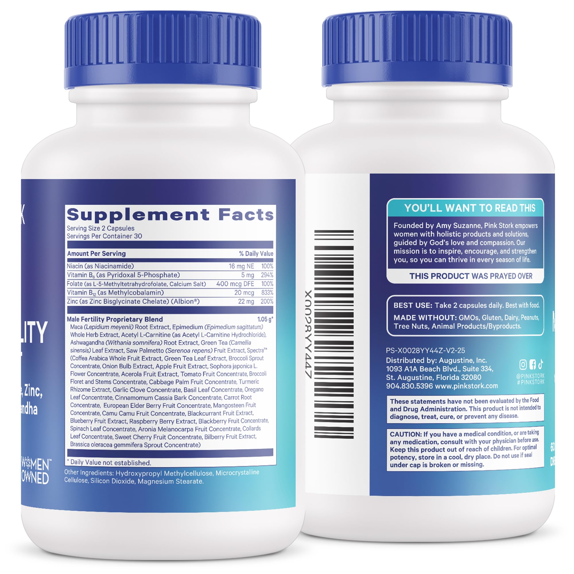 Pink Stork BlueStork lifestyle shot implies convenient daily use for vitality.