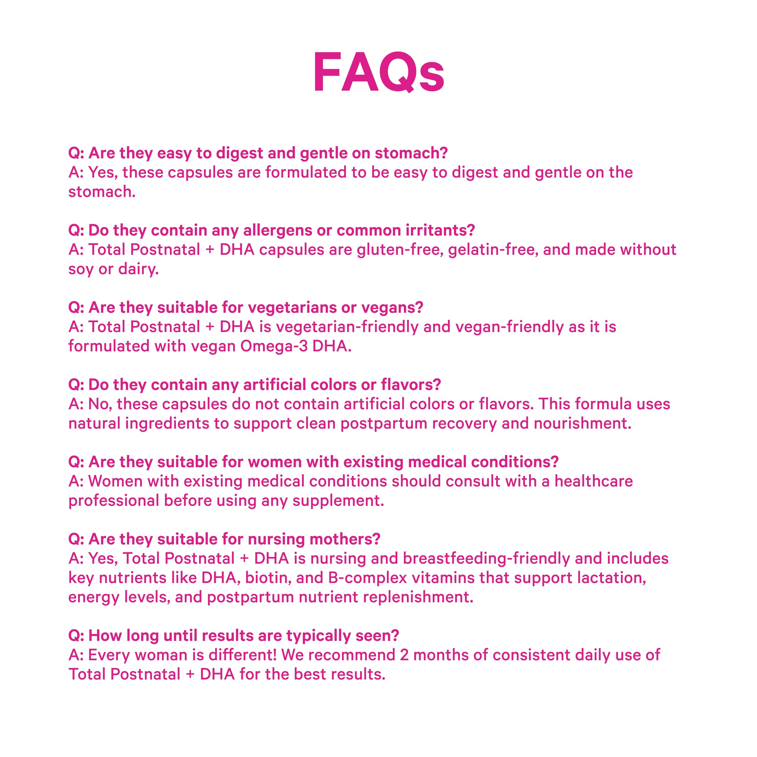 Pink Stork Breastfeeding Support visuals suggest lactation-friendly daily nutrition
