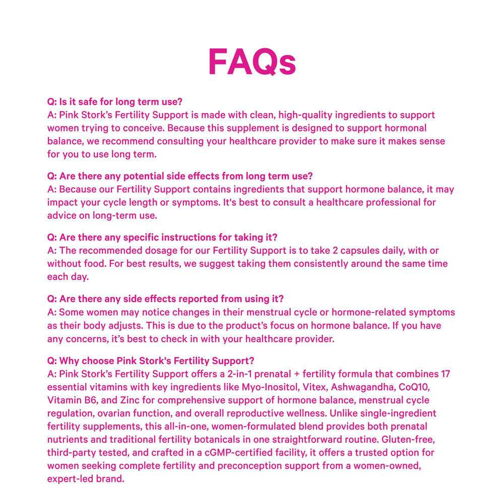 Pink Stork brand story emphasizing women-led care and transparency