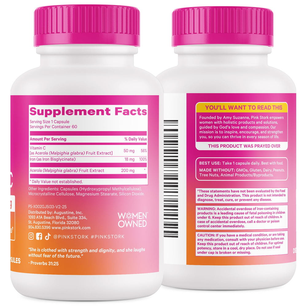 Pink Stork four-month supply packaging shown for easy refills