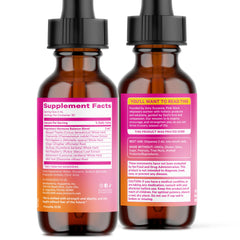Pink Stork Hormone Balance Drops dosing 2 mL emphasizes simplicity