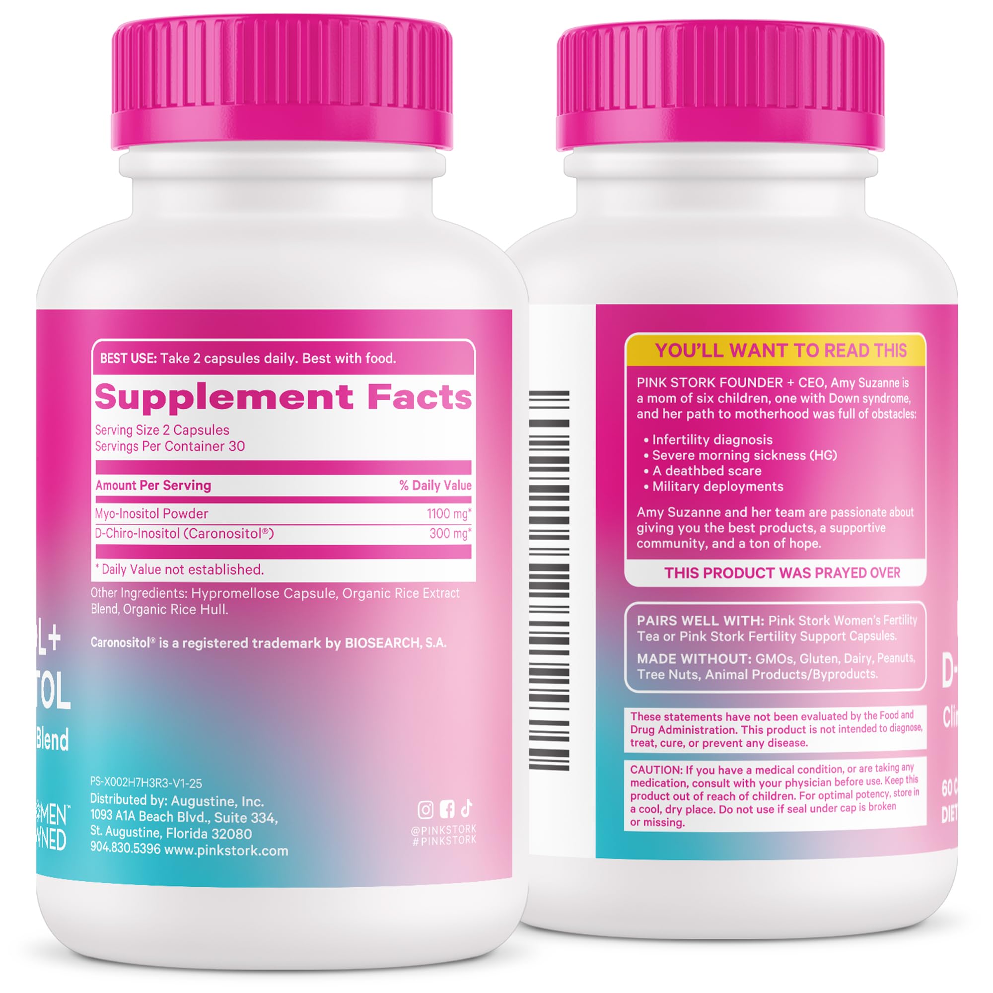 Bottle features heart-shaped ScentCert on the label.