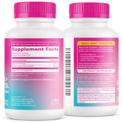 Bottle features heart-shaped ScentCert on the label.