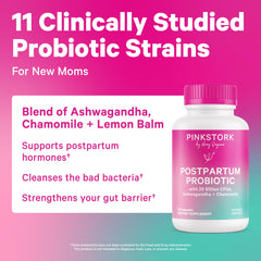 Capsules poured into hand for an easy postnatal daily ritual