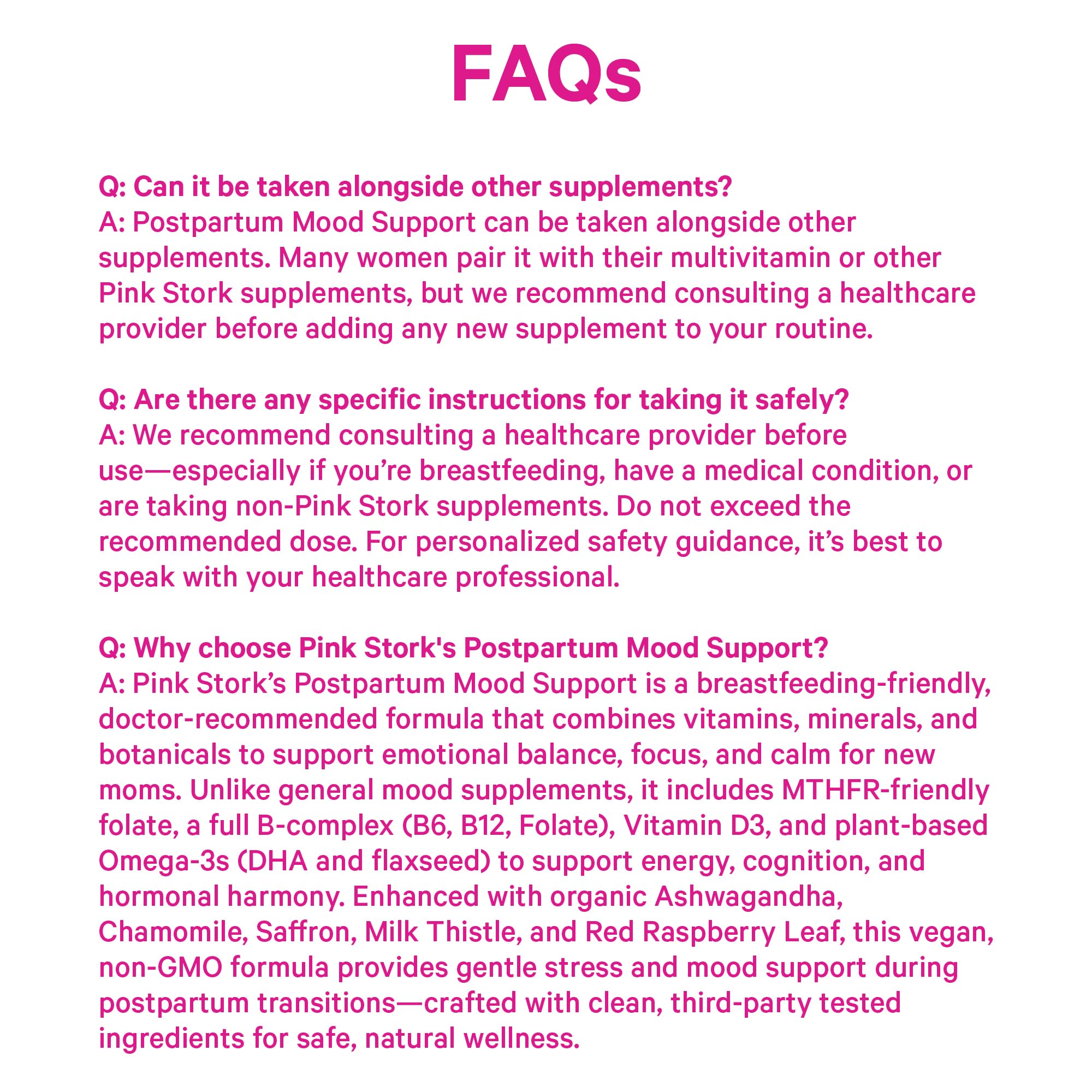 Brand story of Pink Stork Mood Support highlights women-owned care