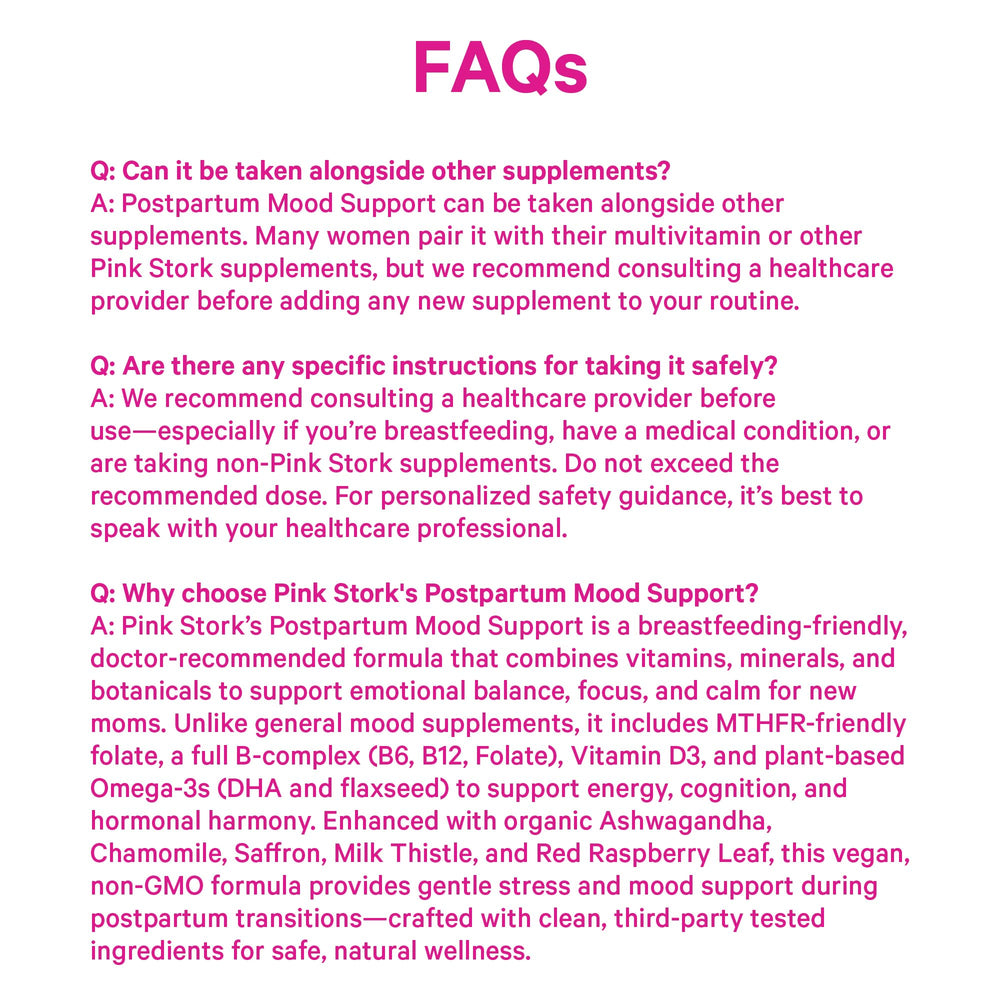 Brand story of Pink Stork Mood Support highlights women-owned care