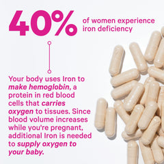 Pink Stork pregnancy iron support for healthy blood and oxygen transport