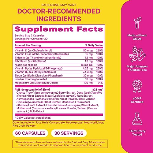 Third-party tested seal on Pink Stork PMS packaging.