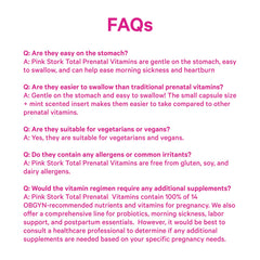 Packaging graphics for Pink Stork Total Prenatal vitamins