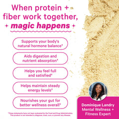 Pink Stork Vanilla Protein Powder Scoop for quick shakes without blender