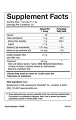 Pinnaclife DigestiveHealth powder fully dissolves in hot or cold liquids for convenient use.