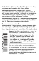 Pinnaclife Non-GMO certification seal communicates product purity.