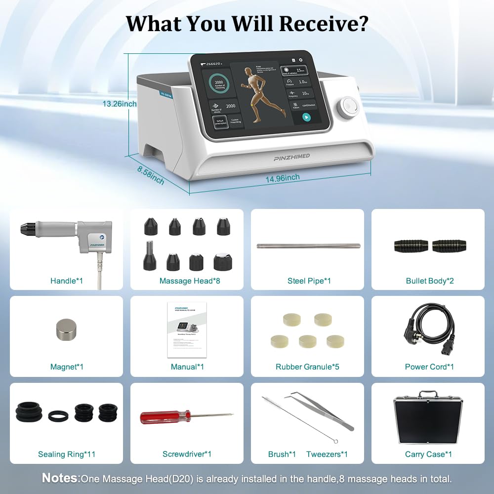 PINZHIMED 22-tools kit included for comprehensive therapy and maintenance