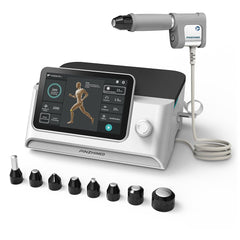 PINZHIMED shockwave machine with 8 heads providing broad coverage for targeted relief