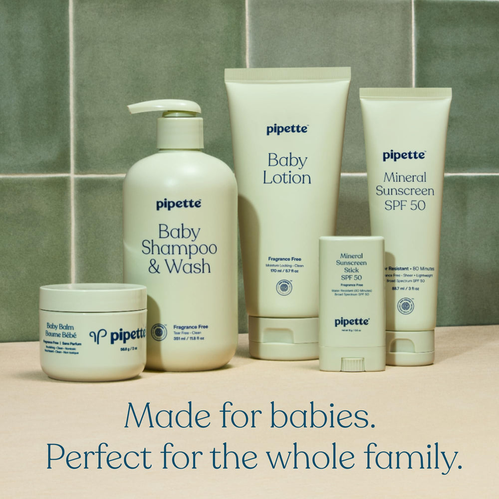 Fragrance-free Pipette formula designed for newborns and sensitive skin