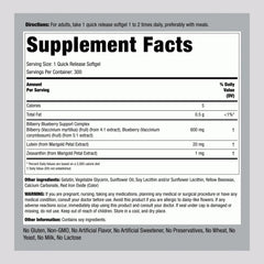 Piping Rock Eye Health Complex softgels in pack support on-the-go vision