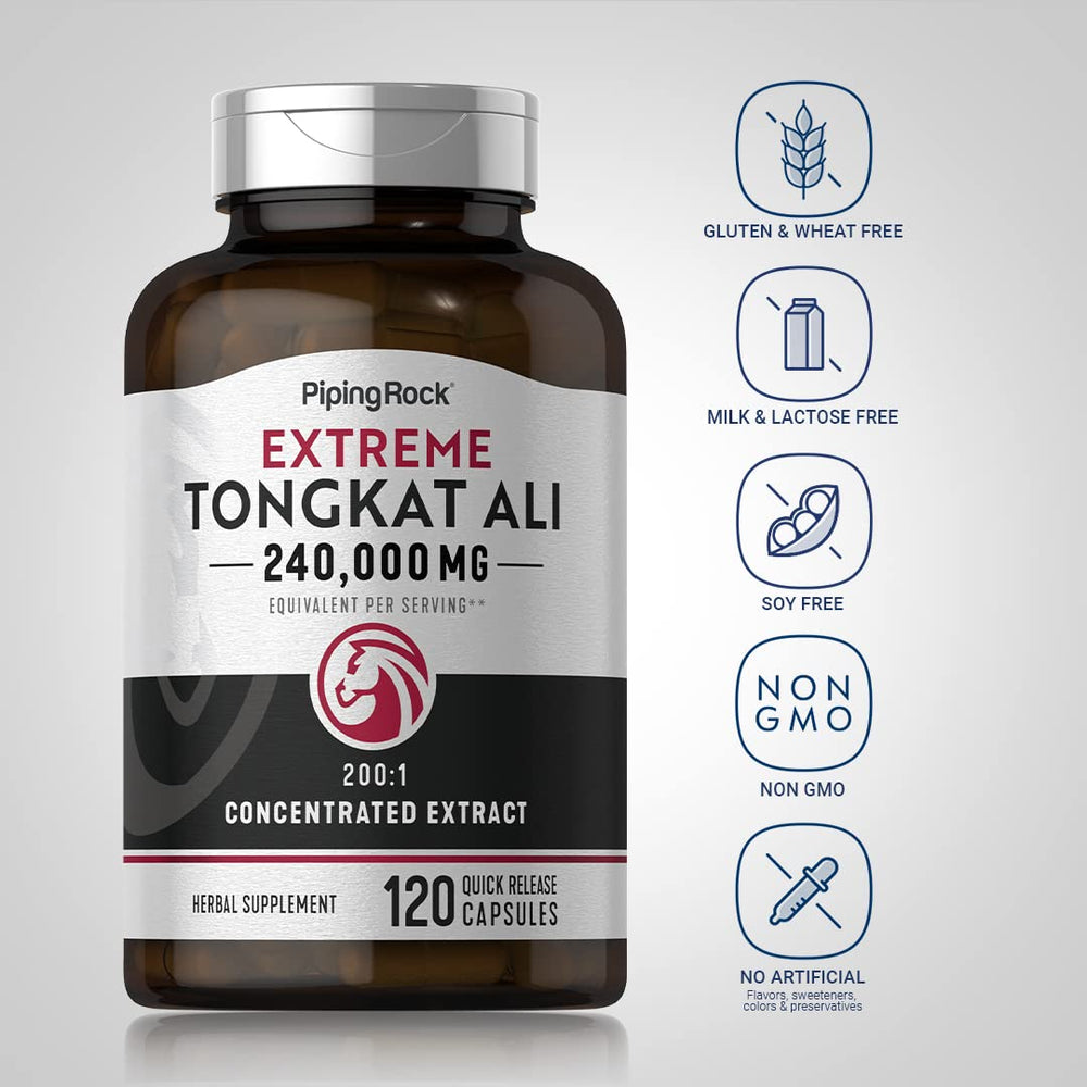 Piping Rock Longjack root extract ingredient panel signaling natural origins