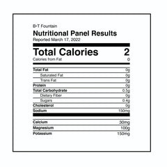 PIQUE BT Fountain dissolving powder in a glass for quick hydration