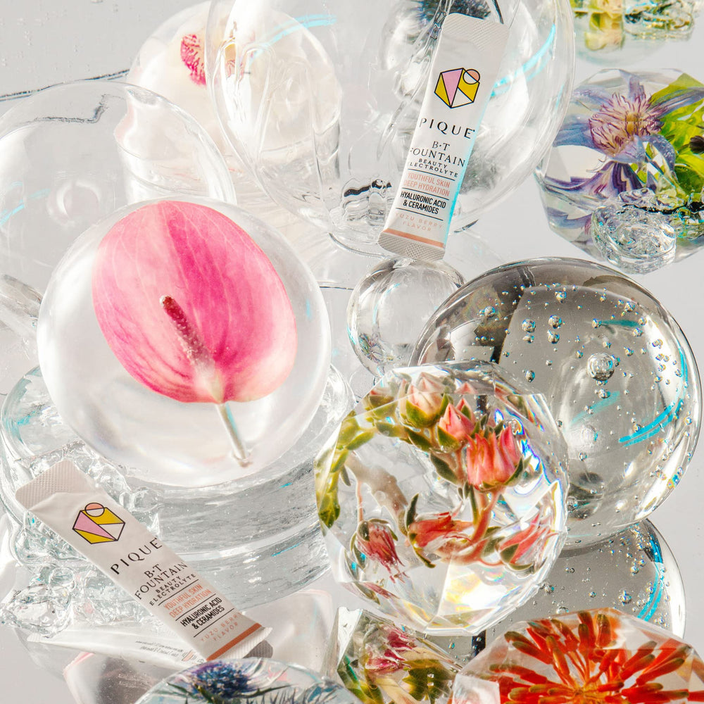 PIQUE BT Fountain packaging front highlighting premium branding