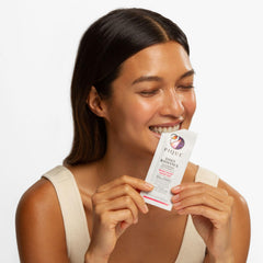 PIQUE vegan non-GMO packaging communicates clean, plant-based formulation.