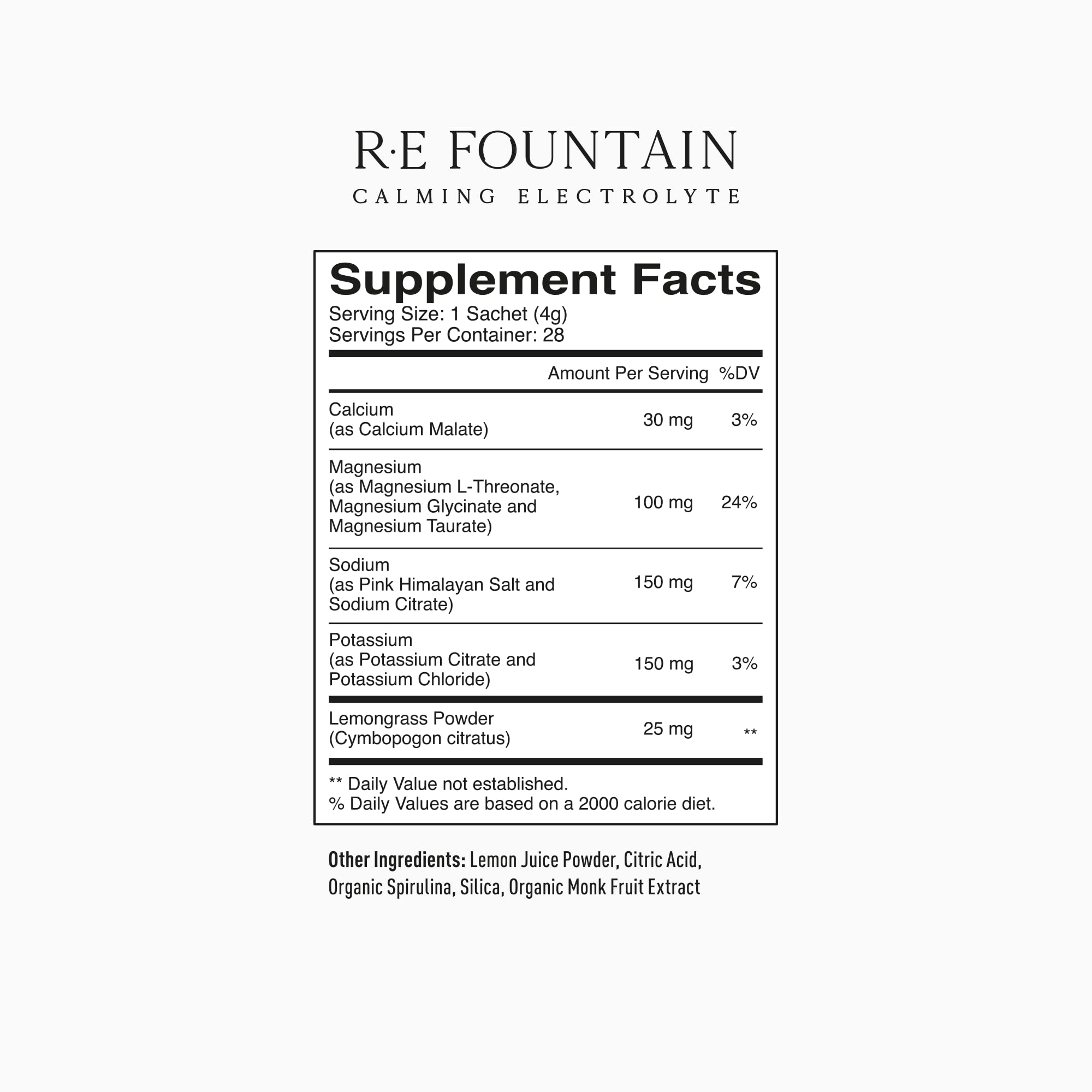 PIQUE RE Fountain magnesium-forms bioavailable mineral blend