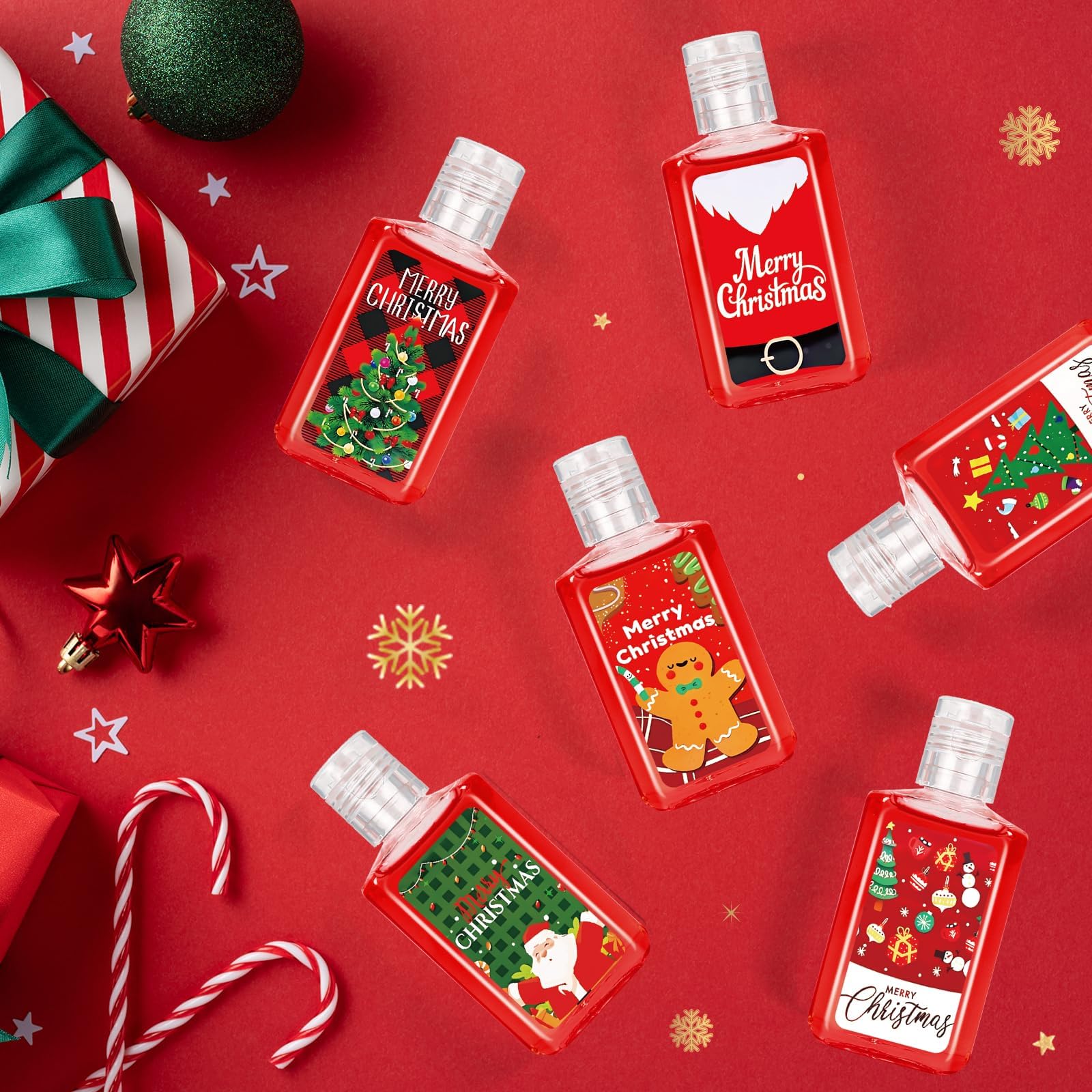 Piuaeue 1 oz travel-size sanitizer is lightweight and portable.