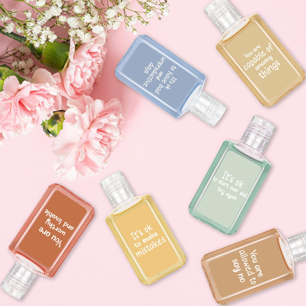 Piuaeue 1oz travel-size sanitizer ideal for desks, bags, and on-the-go self-care.